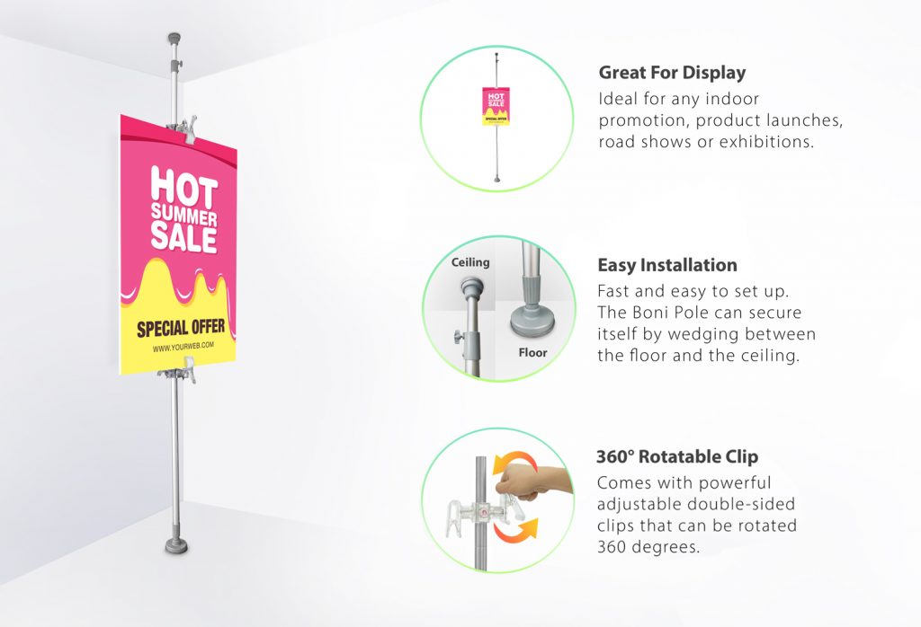 BONI Pole | Botak Sign Pte Ltd