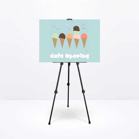Easel (Aluminum)  Black